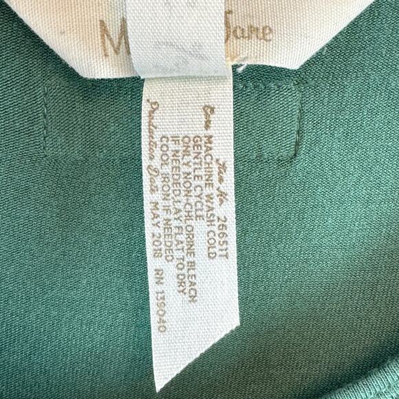 Matilda Jane Green Clairvoyant Stretchy Knit Long Sleeve Tunic Top Size Small - Picture 6 of 13